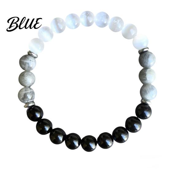 Elegant Simple Bracelet Natural Stone Beaded Bracelets Semi-Precious Gemstones Wear-resistant