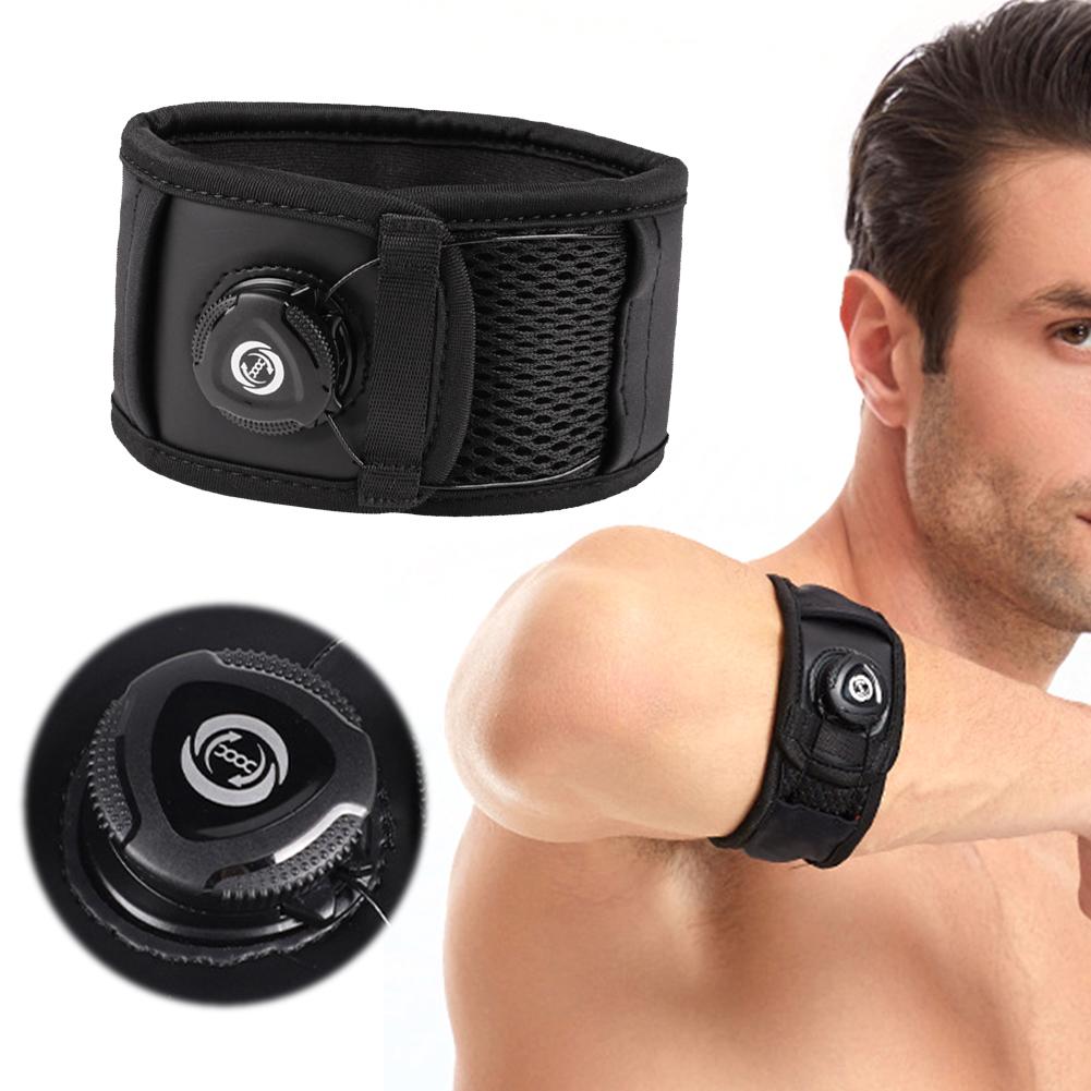 Adjustable Elbow Support Brace Guard Pads Tennis Badminton Golf Elbow Strap Non Slip Elbow Protector for Daily Wear Gym Sports
