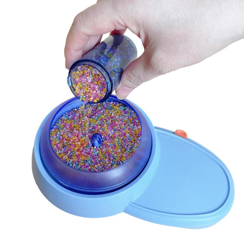 Aspirapolvere per Perline Strumento Aspirapolvere per Perline Gioielli Kit Pulizia Organizer Perline per Perline Piatte Rotonde in Argilla Versate Mini Raccoglitore