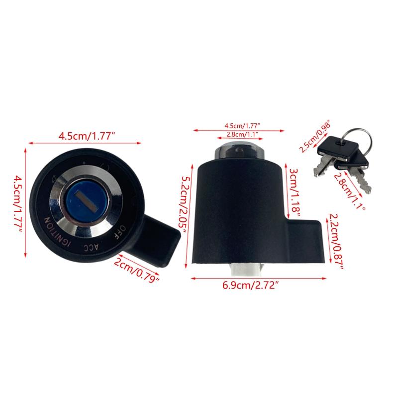Motorcycle Ignition Switch with 2 Keys Lock Set Upgraded for  XL 883 1200 1995-2003