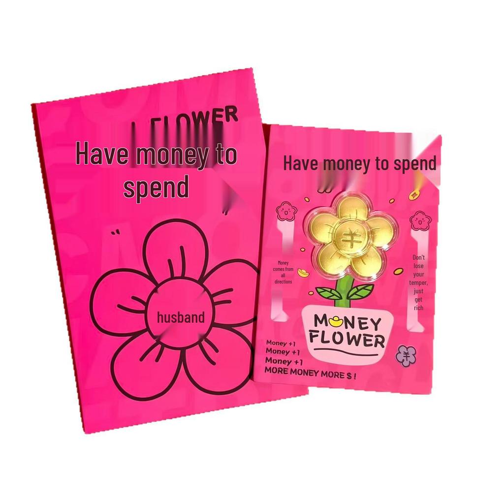 Gold Rich Red Envelope Set – 999 Gold Foil New Year Lucky Money Bag for Spring Festival