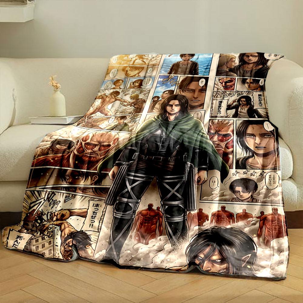 Battle scenes, dramatic confrontations, and a central cloaked character. for all seasons blanket lunch break throw gift