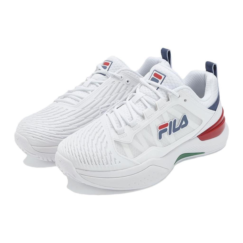 FILA Speed Serve Durable Low-Top Tennis Shoes Women sneaker White Blue A12W331505FWB