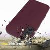 Coque de Téléphone - BOOLING - pour iPhone 16 - Ultra Slim - Antichoc - Bordeaux mat - 2 Verres Trempés