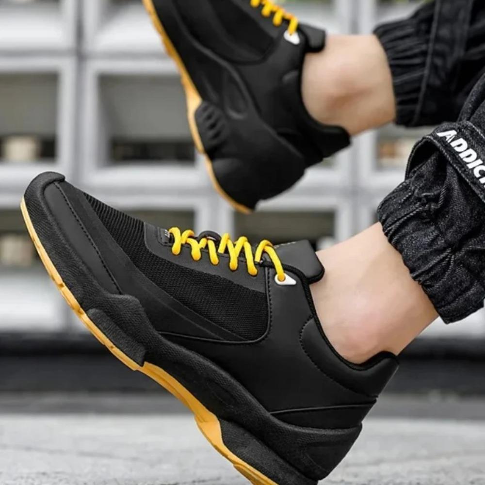 Herren Casual Sportschuhe werden hauptsächlich von der Marke entworfen und verfügen über originelle rutschfeste flache Absätze und atmungsaktive Mesh-Schuhe.