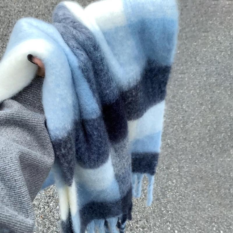 New Thickened Warm Women'S Scarf Winter Multifunctional Shawl Soft And Comfortab