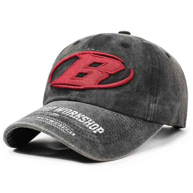 Spring and Autumn New European and American Fashion Soft Top Cap Couple Street Retro Washed Old Outdoor Leisure Baseball Cap