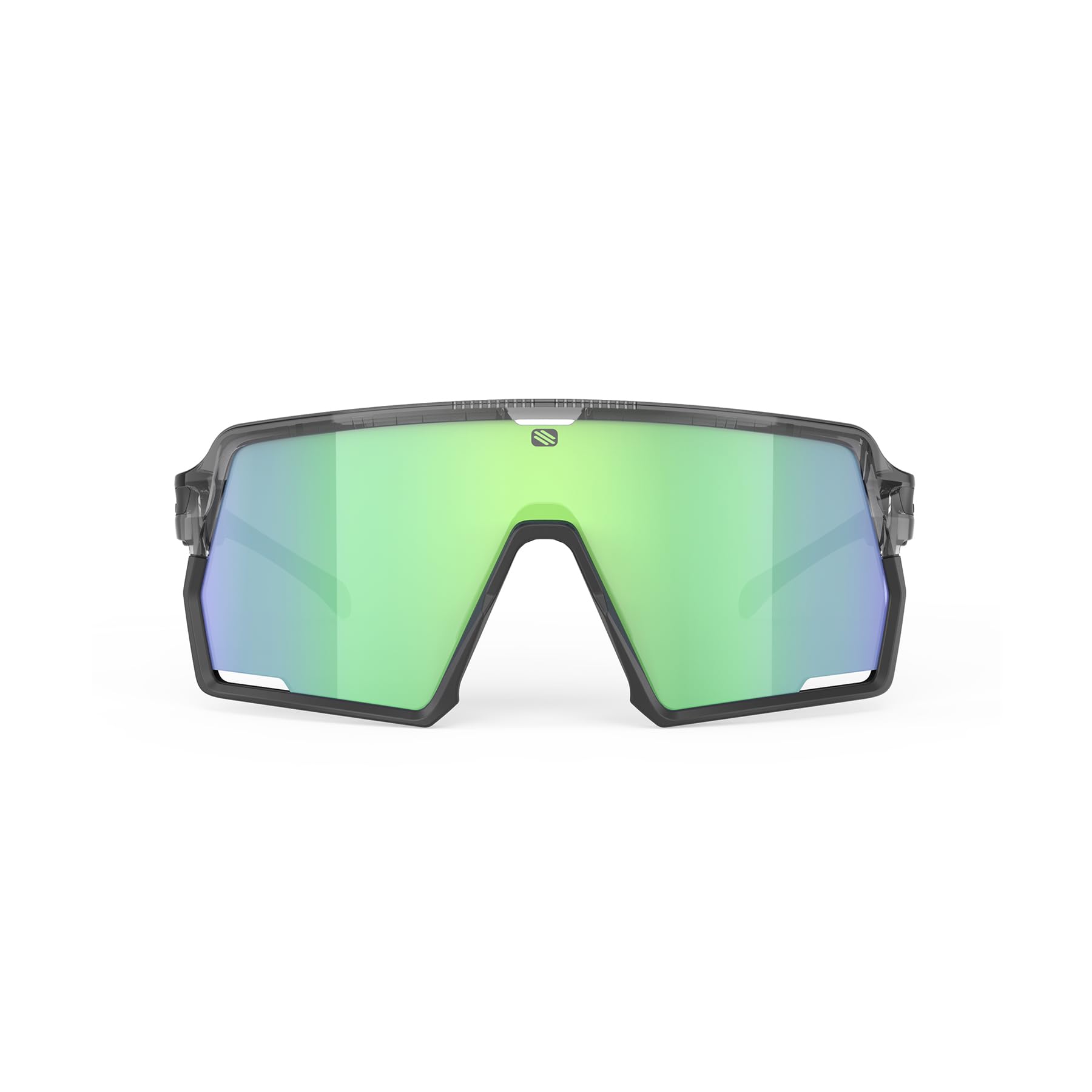Kelion Sunglasses with Crystal Ash Frame and Green Lens 144mm [RUDYPROJECT] Multi-Laser Lenses, Width