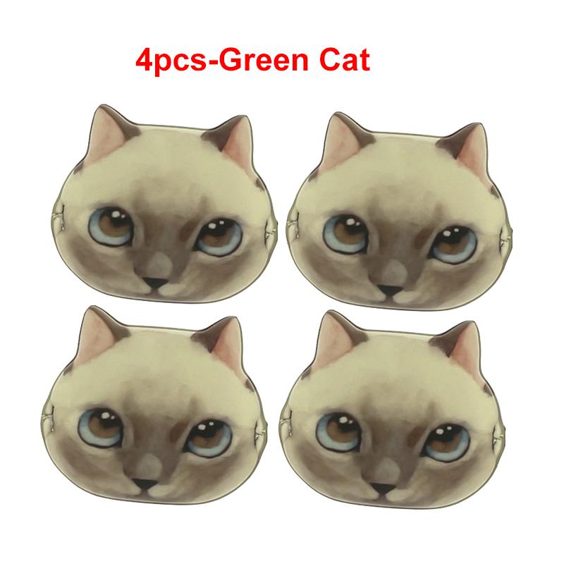 

4 шт. Милый котик Пуховка для пудры с воздушной подушкой Пуховка для пудры с воздушной подушкой Жидкая основа для лица Крем-консилер для лица Косметическая пифф Инструменты для красоты