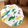 1PC Dinosaur StarsAutomatic Open/Close Umbrella with Windproof, 8-Rib Sturdy Canopy, Durable Ribs, Fashionable Design, Outdoor Accessory, Fun Prin, Ho