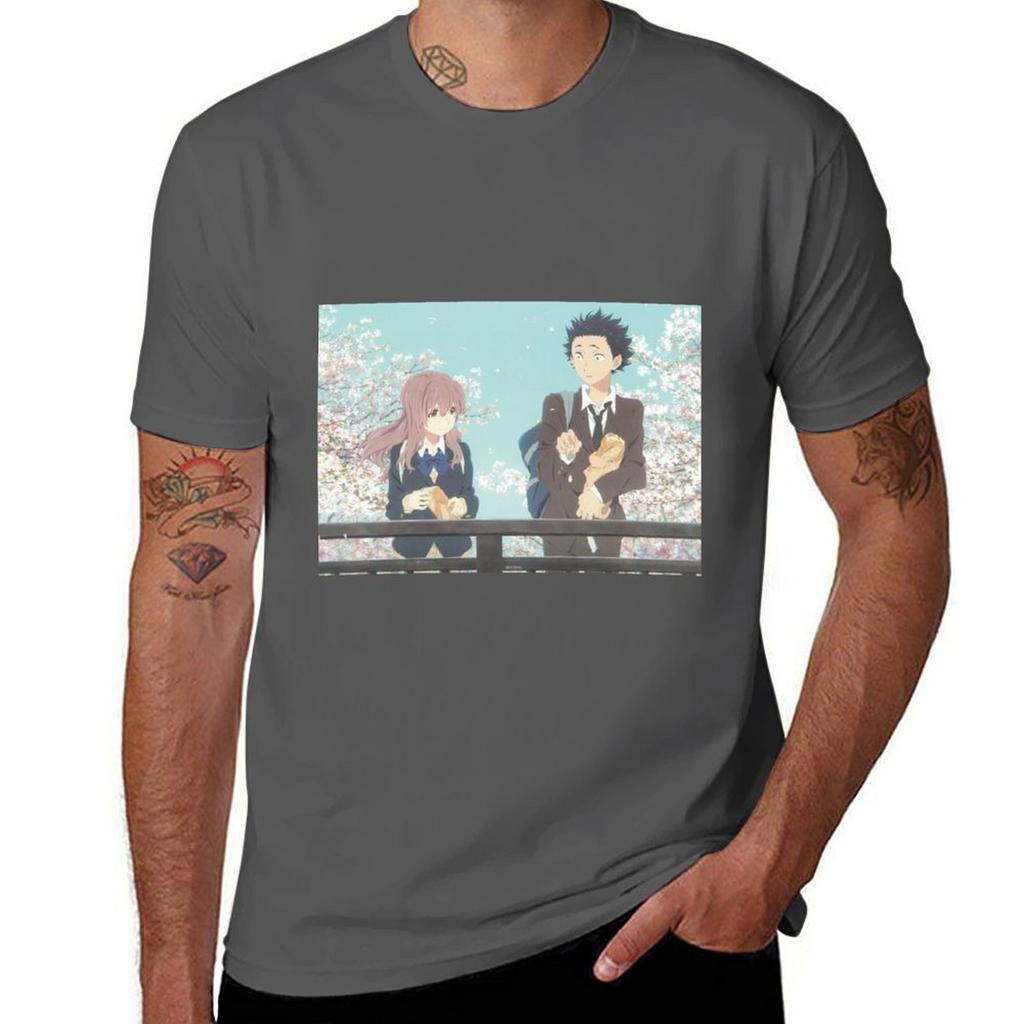 A Silent Voice Shoya Shouko Anime Movie Tshirt T Shirt Custom Print Tshirt