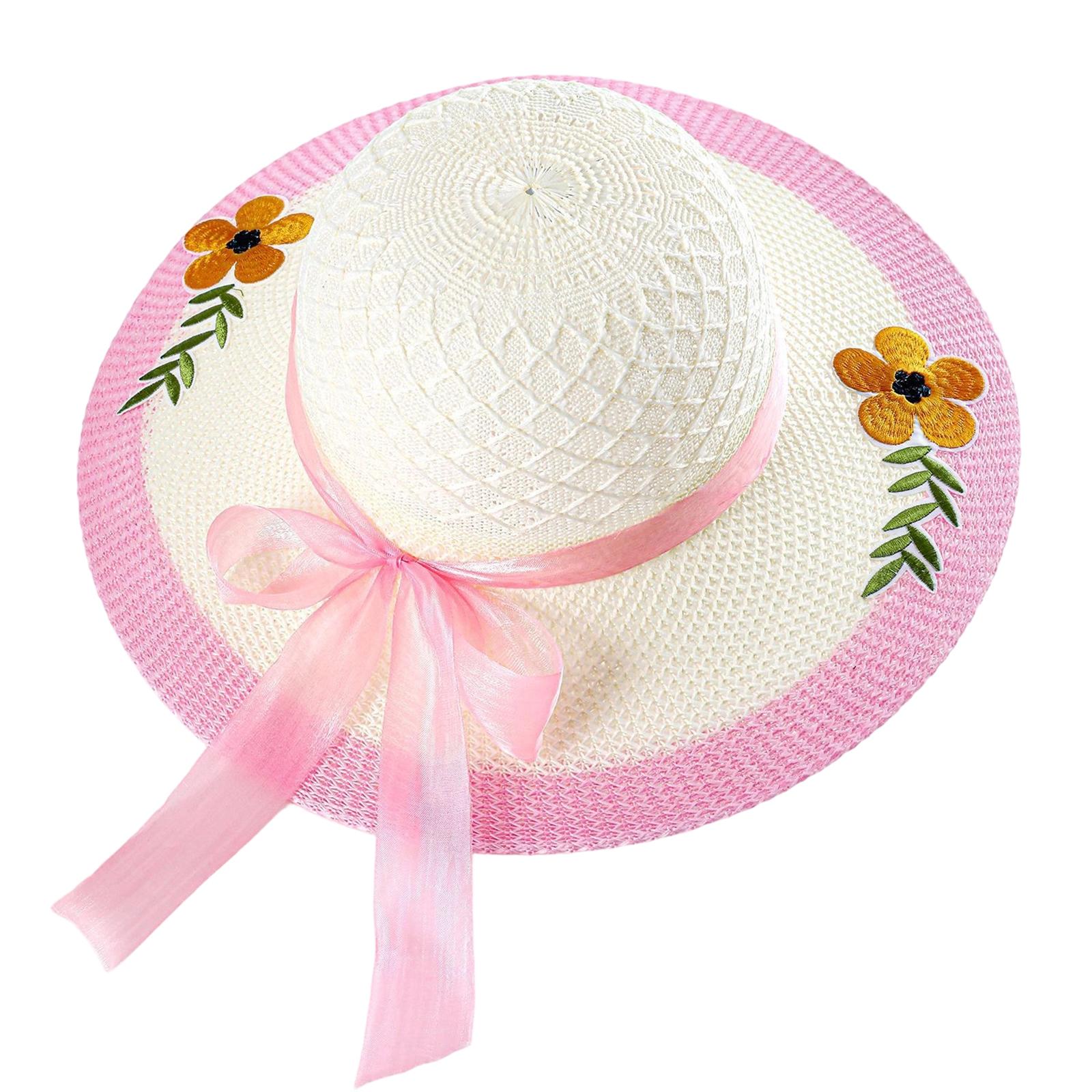 Женская соломенная шляпа с лентой