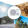 AC Cover For Outside Unit AC Unit Full Cover Leaf Guard Outside Air Conditioner Mesh Heat Release All Seasons Accessories For