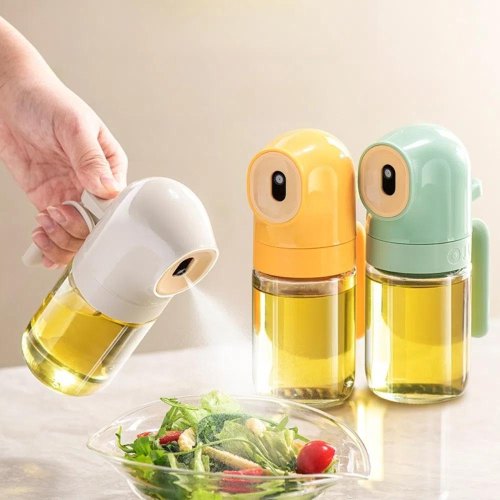

Пляшка для розпилення олії пресового типу 180 мл/250 мл Диспенсер для олії Новий розпилювач оливкової олії для приготування їжі Yellow-250ml