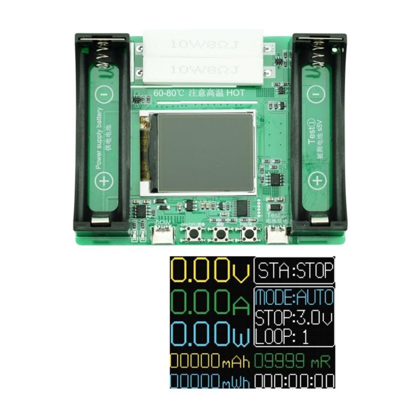 Single Channel Battery Internal Resistance Capacity Analyzers Automatic 9 Cycle Charging Discharging For 18650 Cells