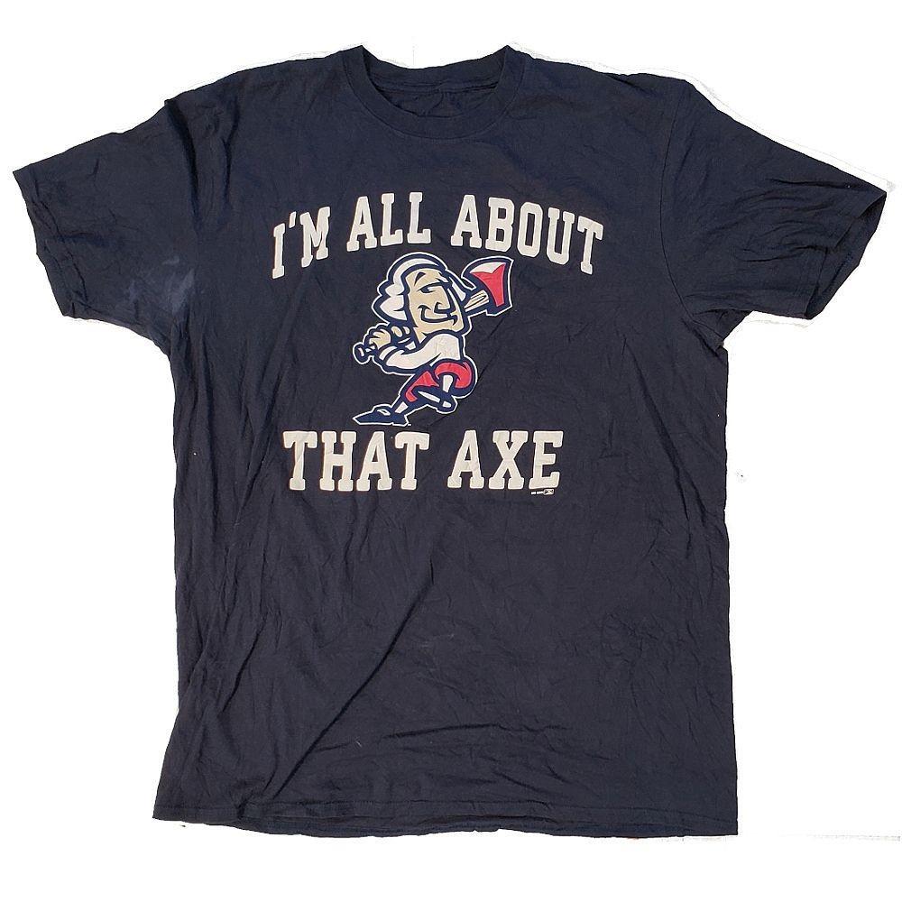 George Washington With Axe Graphic MLB T Shirt  - XL Unisex T-Shirt L
