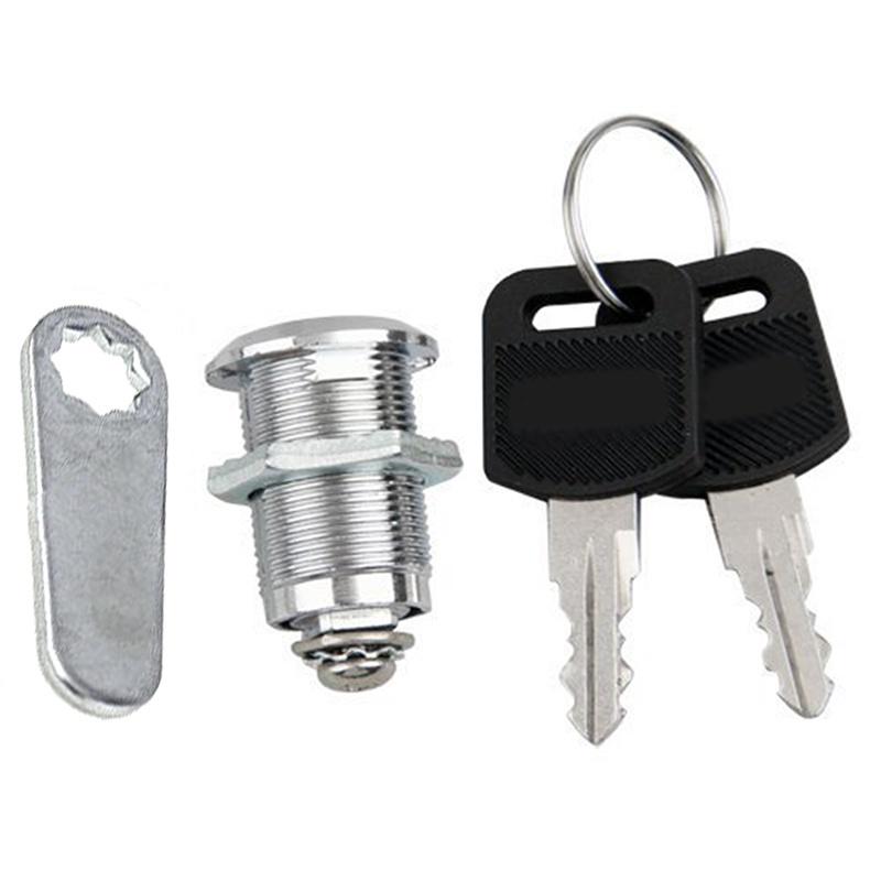 Cam Lock w/ 2 Keys For Office Furniture Cabinet Cupboard Door Drawer Mailbox Cam Lock w/ 2 Keys For Office Furniture Cabinet Cupboard Door Drawer Mailbox