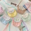 Portable Cartoon Camera Storage Bag Colorful Large Capacity Shoulder Bag Cosmetic Storage Bag Travel