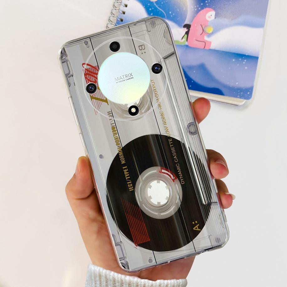 For Honor X9b 5G Case 2023 Fashion Flower Clear Silicone Soft Back Cover For Honor X9a RMO-NX1 Funda HonorX9 X 9 X 9B X 9A Coque