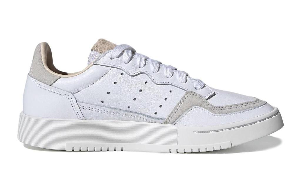 Kids' Sneakers Adidas Originals Super Court Leather Low top Kids' Skateboarding Shoes White Brown Teenagers