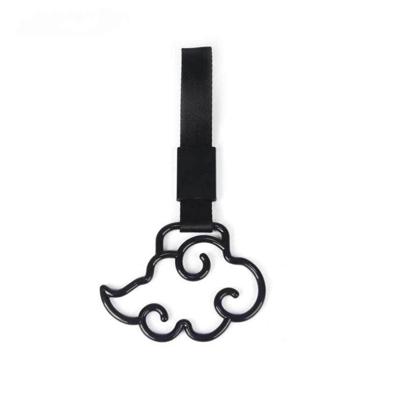 

Предупредительное кольцо на бампер Автомобильный ремешок Автомобильная подвеска Пластиковое подвесное кольцо Подвесное кольцо в виде облака Автоаксессуары Салонное кольцо для ручки чёрный