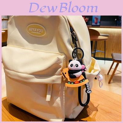 Adorable Cartoon Panda Keychain Cute Silicone Key Ring Perfect Gift For Couples And Friends