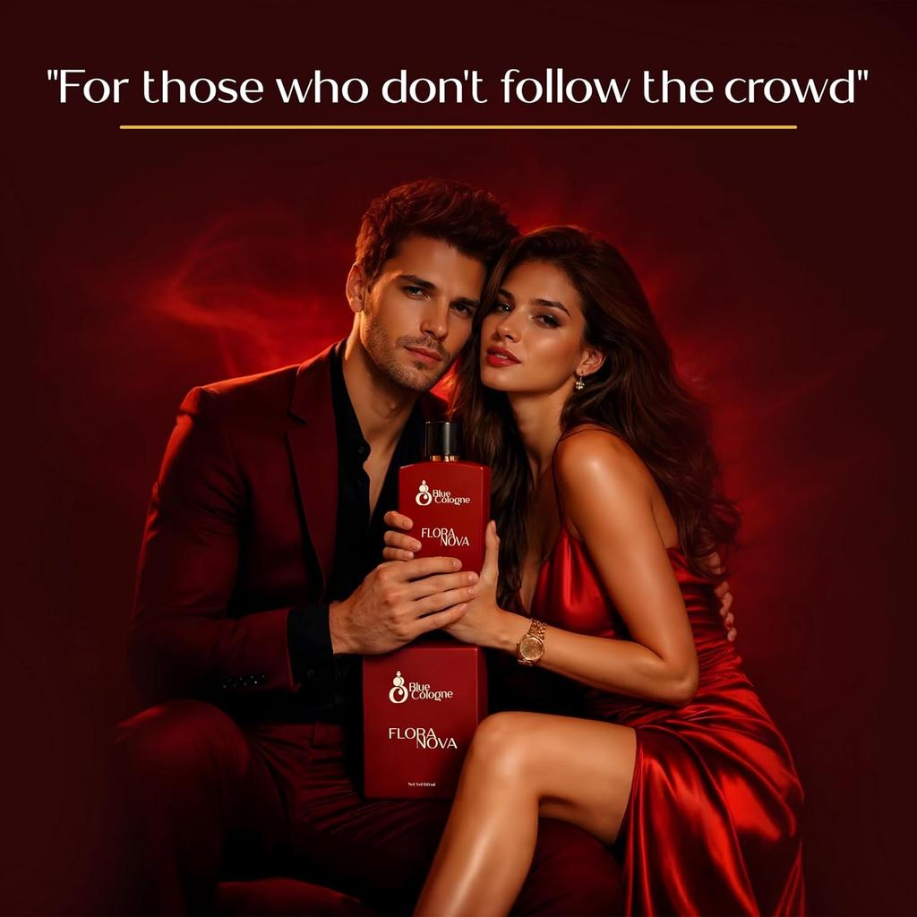 Floranova Edp Premium Perfume For Man & Woman, 100 ml | Long-Lasting Eau De Parfum | Mandarin, Pepper, Peony & Rose |