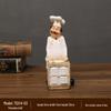European Chef Figurine - Decorative Ornament for Home, Cafe, Cake Shop, or Living Room
