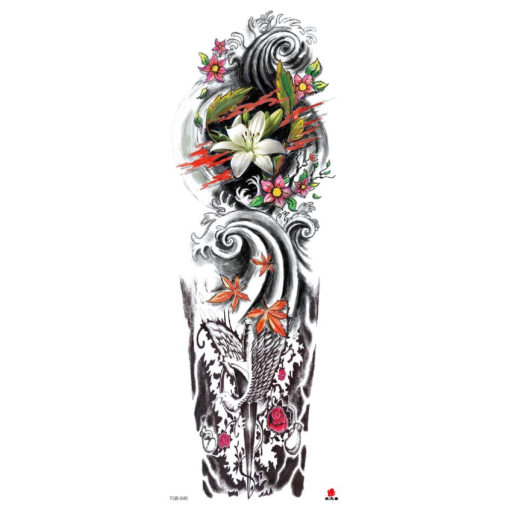 High Quality Temporary Body Arm Sticker Fake Temporary Tattoo Arm