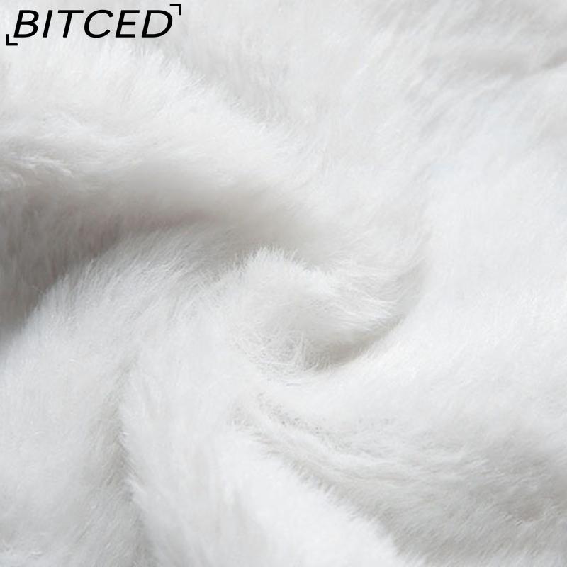 BITCED Spring/Summer Women's Versatile Solid-Colour Fleece-Lined Halter Neck Tie-Front Sexy Bandeau Top