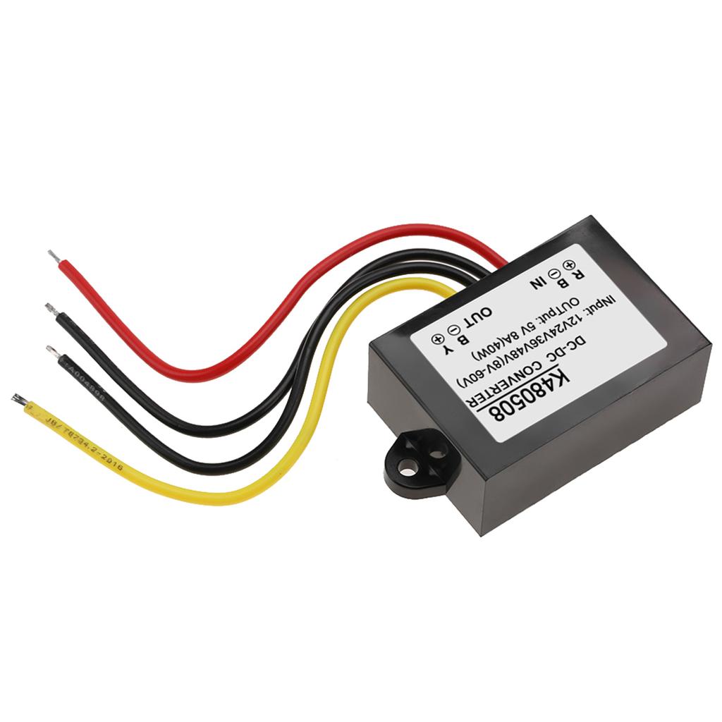 DCDC 12V24V36V48V vers 5V 8A Convertisseur Abaisseur Module d'Alimentation
