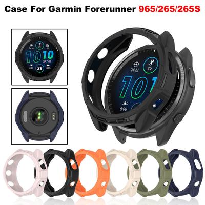 TPU Schutzhülle für Garmin Forerunner 265 265S 965 Uhrenabdeckung Kratzfester Schutzhülle für Forerunner965 Hüllen Bumper