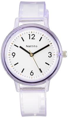 Watch Analog Frappe PVC Belt Purple [Fieldwork] YM048-3 Women's