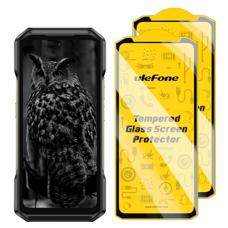 2 pezzi / Confezione Ulefone 9H HD Anti Impronta Vetro Temperato Proteggi Schermo