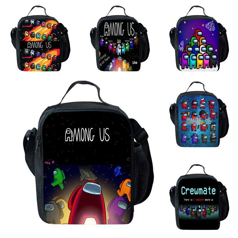 Stilvolles und lustiges dreiteiliges Rucksack-Set für Kinder mit geometrischen Mustern