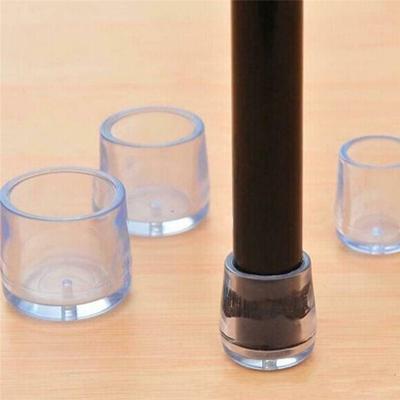 10 pezzi/set Tappi per gambe di sedie da tavolo Piedini in silicone Cuscinetti di protezione Copritavoli per mobili Tappi per fori Copertura antipolvere Protezione per pavimenti in legno