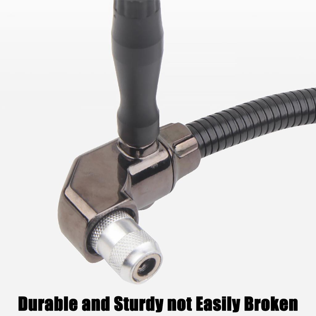 12-Inch Right Angle Attachment, Flex Shaft, Drill Attachment, 90 degree right angle electric drill corner tool