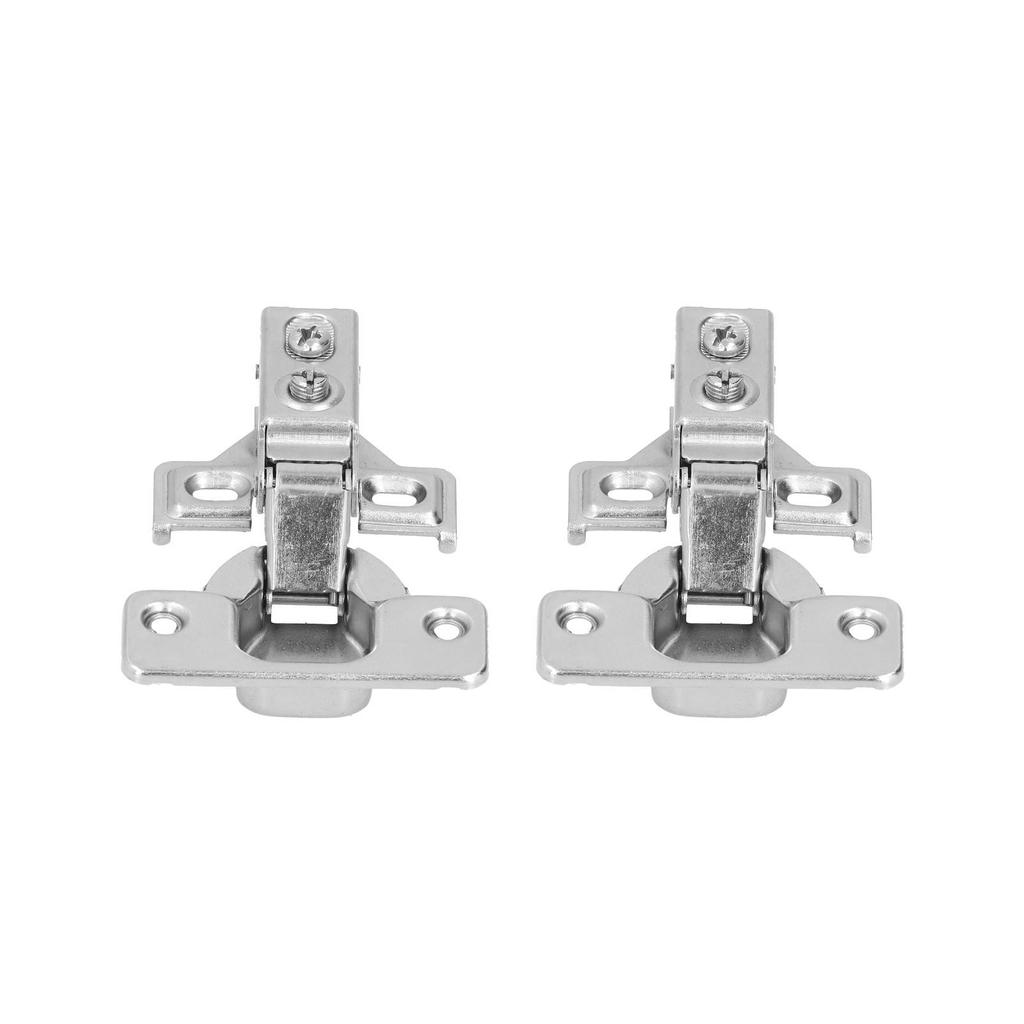 2Set Short Arm Door Hinge with Screws 90‑105 Degrees  American Hydraulic Damping Hinge for Cabinet Cupboard