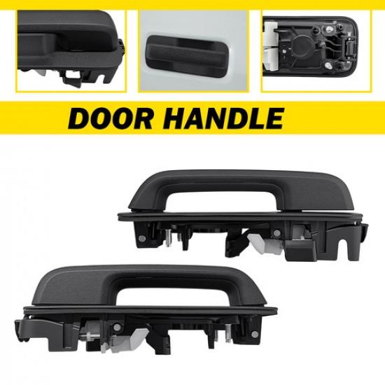 Exterior Outside Door Handle Front Rear Left Right for 2015- Ford F-150 XLT