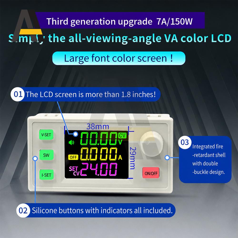 SK220S SK220X CNC Buck Boost DC Adjustable Voltage Regulator Power Supply Constant Voltage Current Solar Charging Module 9A 220W