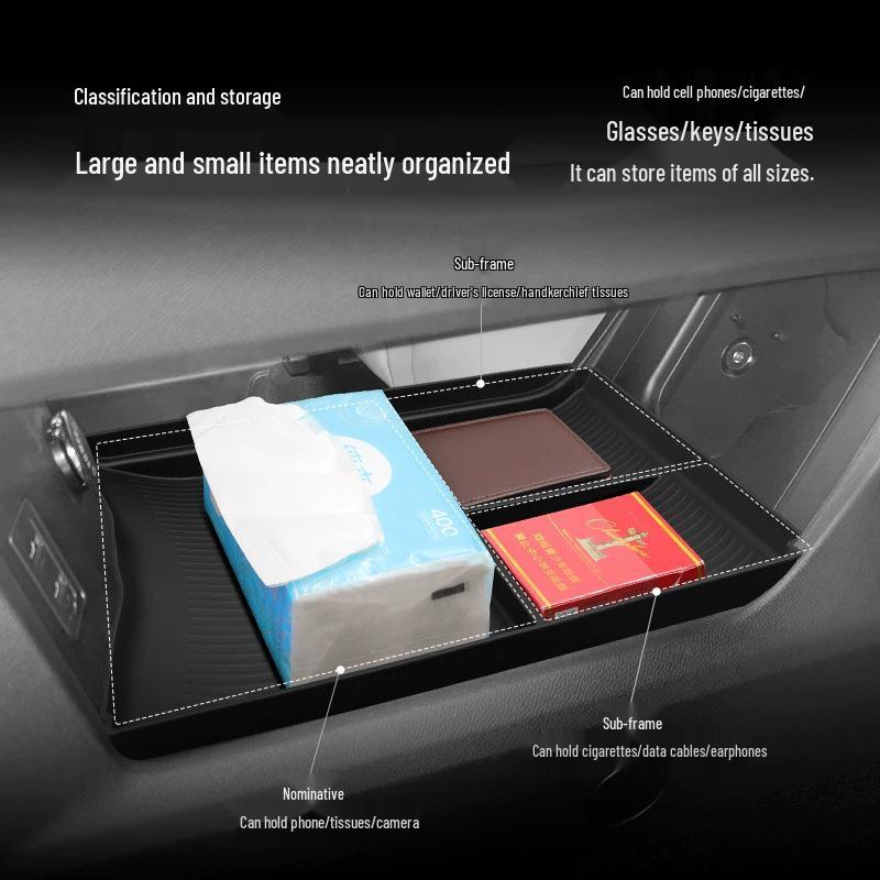 

Compatible Storage Box for Jietu Shanhai T1 & Ziyouzhe Compartment Organizer TPE Material