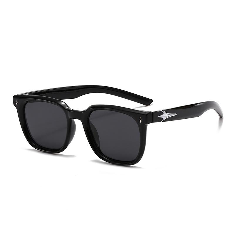 New Retro High-end Niche Square Frame Concave Shape Fashionable Silicone Polarized Children's Sunglasses 23046