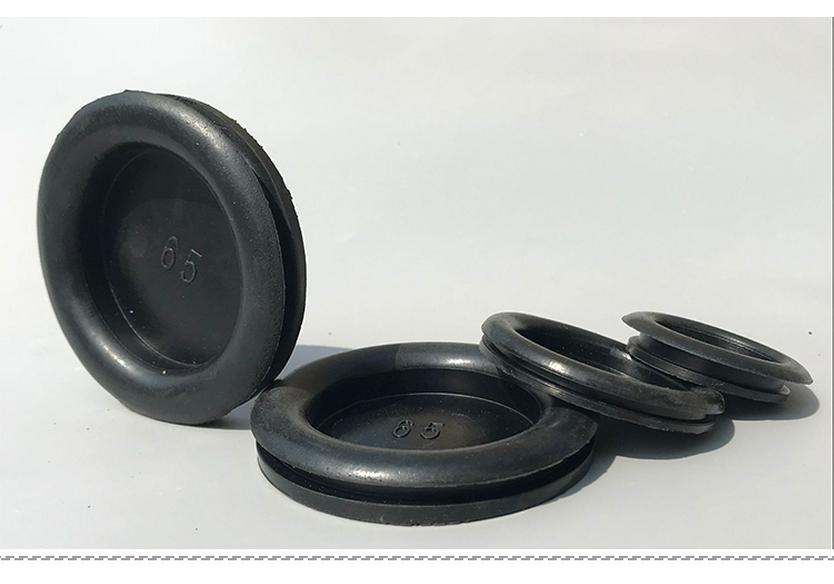 Waterproof Rubber Seal for Cable Outlets – Single-Sided Protection Ring, Hole Plug, and Cover for Electrical Cabinets