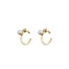 aora MINIMAL CZ PEARL EAR CUFF DW_135