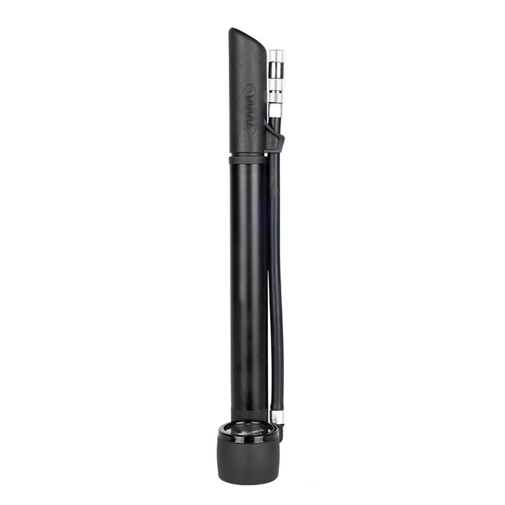 Portable Aluminum Air Pump for Bike Car Ball 120PSI High Pressure with Pressure Meter for Bike Electric Bike Basketball