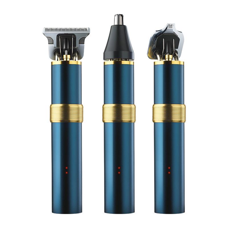 

Электрическая машинка для стрижки волос Cross-Border T9: Машинка для стрижки волос, носа и бакенбард 3 в 1 с бритвой Oil Head Carving.