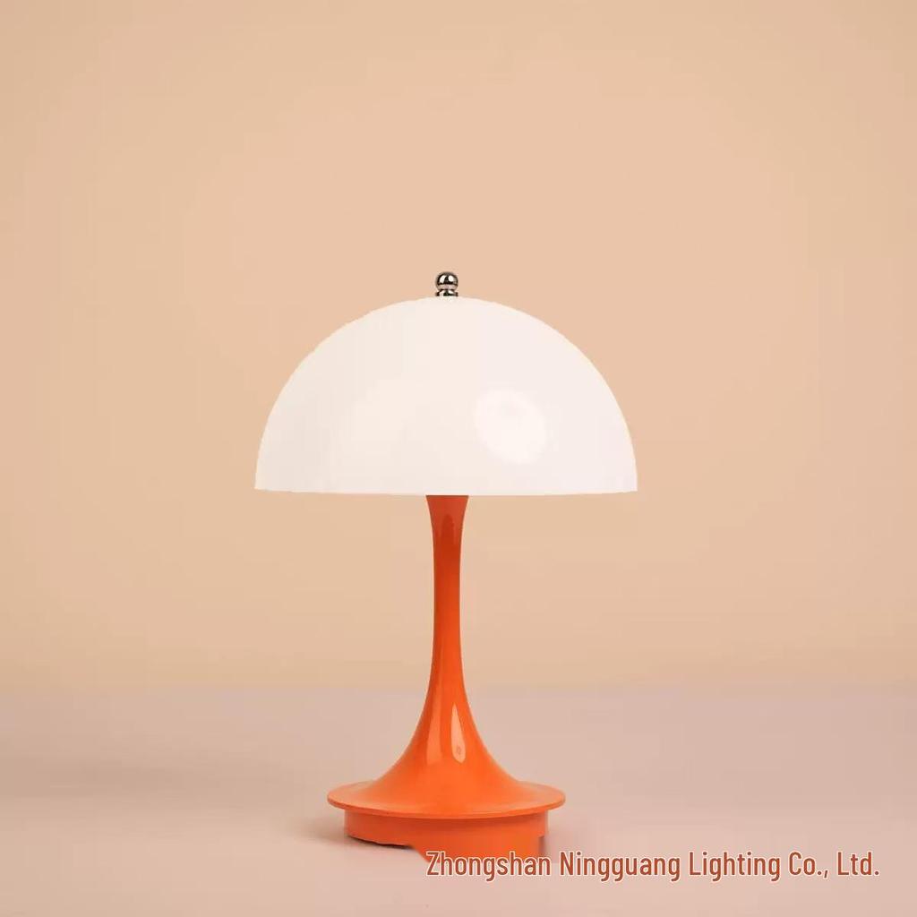 Rechargeable Nordic Flower Bud Touch Night Light - Eye-Friendly Table Lamp for Bedroom & Study