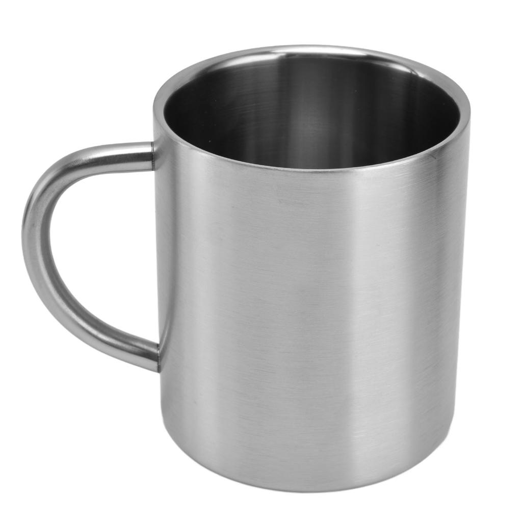 Double Walled Coffee Mugs Stainless Steel Tea Cups for Camping Travel Outdoor Office 410ml