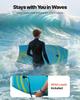 1055mm Bodyboard, Body Board Trainer with EPS Foam Core & Wrist Leash, UV-Resistant Beach Bodyboard for Beginners, Youth Up To 82 Kg