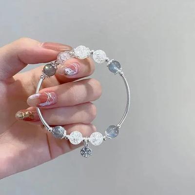 Opal Mondstein Stern Mond Anhänger Armband Einfach Süß Damen Armband Damen Geburtstags Schmuck Geschenk